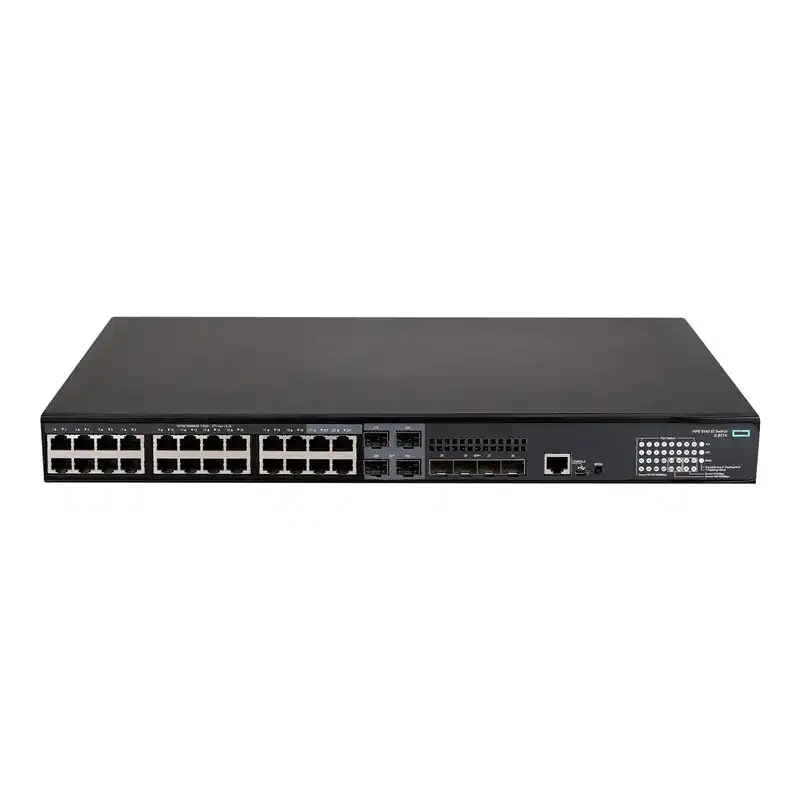 HPE FlexNetwork 5140 24G PoE+ 4SFP+ EI - Commutateur - C3 - intelligent - 24 x 10 - 100 - 1000 (PoE+) + 4... (JL827AABB)_1